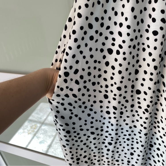 Black and White Dalmatian Dress - Picture 2 of 4